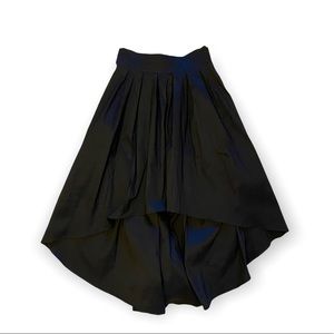 Black Formal Hi-Lo Skirt